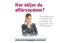 Hur väljer du affärssystem?