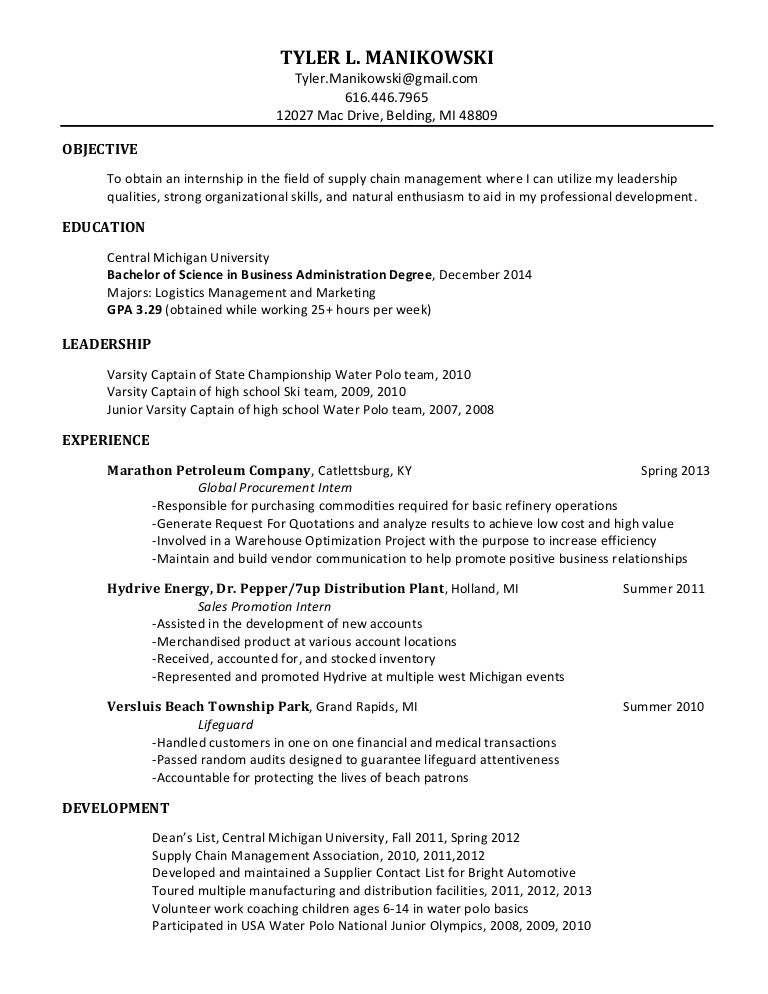 traditional resumes