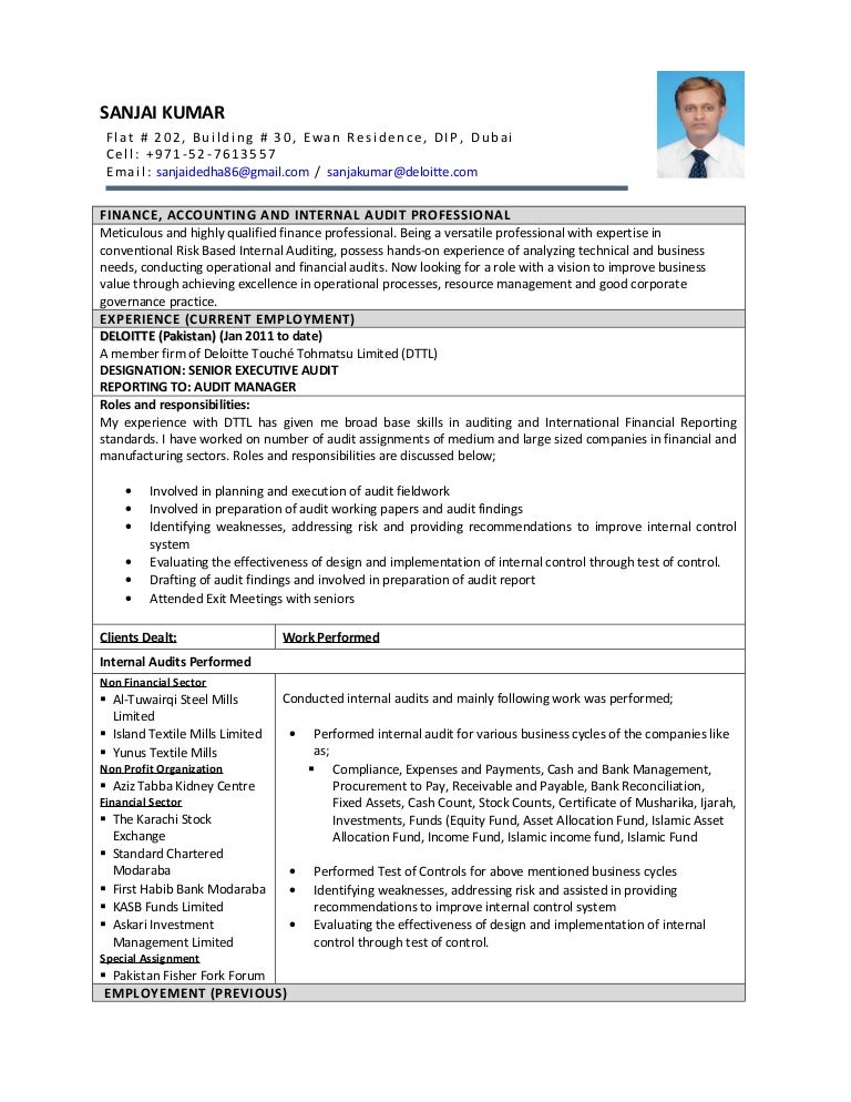 deloitte resumes