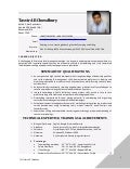 Resume   tasvir a r chowdhury - april 2012