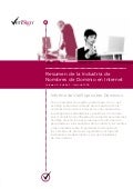Resumen de la Industria de Nombres de Dominio en Internet - Junio 2009