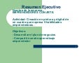 Resumen ejecutivo