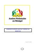 RESUME ASSISES NATIONALES AU SENEGAL
