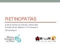 Retinopatías