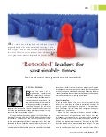 Retooled leaders for sustainable times