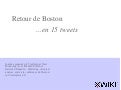 Retour de Boston... en 15 tweets