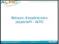 Intégrer une solution Jaspersoft au sein de votre application - retour d&rsquo;expérience