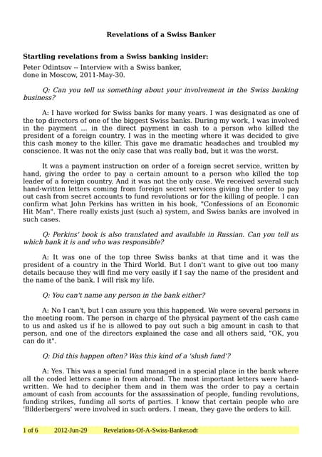Zurich Files - Revelations of a Swi...