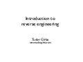 Reverse Engineering 2007-11-27 
