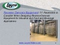 Industrial Reverse Osmosis Equipment: 11 Parameters to Consider