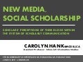 (June 2011) New Media, Social Scholarship: Scholars’ Perceptions of their Blogs within the System of Scholarly Communication