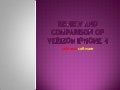 Review and comparison of verizon iphone 4