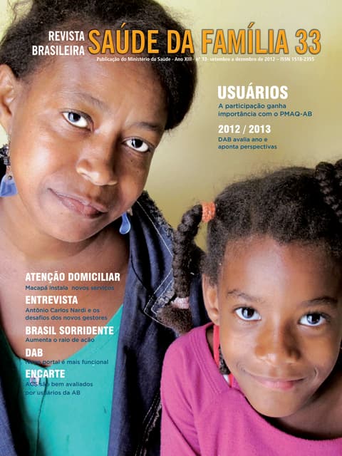 Revista Brasileira Saúde da Família - Número 33