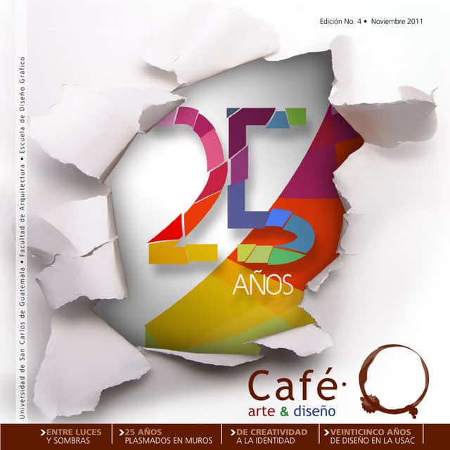 Revista 25 años de Diseño Gráfico USAC