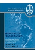Neurocirugía; Julio 2011, Volume 17