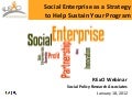 Intro to Social Enterprises (Webinar 1 18 12)