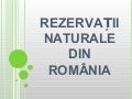 Rezervații naturale