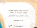 Triplificating and linking XBRL financial data