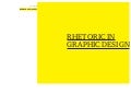 Rhetoric in Graphic Design