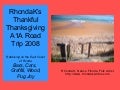 RhondaK Thanksgiving Road Trip -- ReMUSING on the East Coast