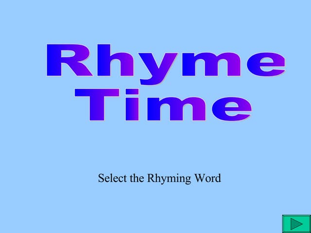Cw Poetry Rhyme