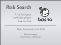 Riak Search - Berlin Buzzwords 2010