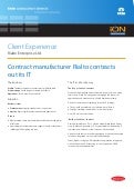 Rialto iON Manufacturing Solution Manufacturing execution system ERP on Cloud