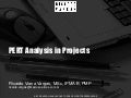 Pert Analysis in Projects