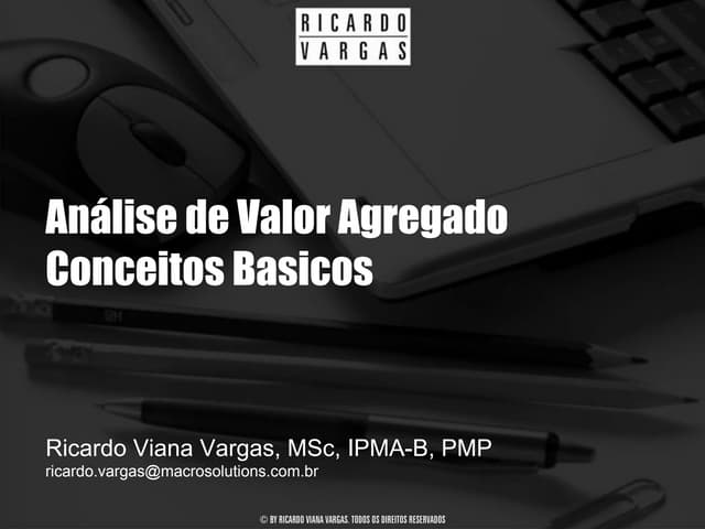 Analise de Valor Agregado – Conceit...