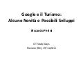 Google e il Turismo: Alcune Novità e Possibili Sviluppi