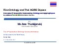Rice Ontology and Thai agris Dspace
