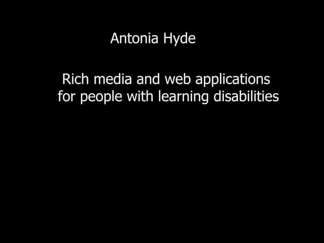 Rich media and web apps for people ...
