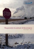 Responsible investment & governance annual report 2012