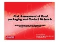 Risk Assessment of Food Packaging Materials_2012