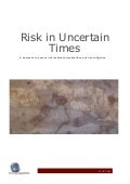 Managing Risk in Uncertain times