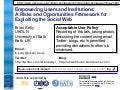 Empowering Users and Institutions: A Risks and Opportunities Framework for Exploiting the Social Web
