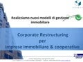 Ristrutturazione aziendale nel settore immobiliare 