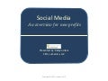 Social Media for nonprofits