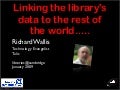 Linking the library's data to the rest of the world