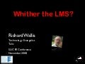 "Whither the Library" - Richard Wallis - SLIC FE Conference 2008