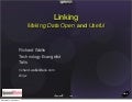 Linking: Making Data Open and Useful