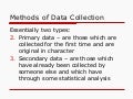 Rm   5   Methods Of Data Collection