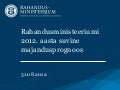Rahandusministeeriumi suvine majandusprognoos 2012