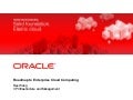 Roadmap to Enterprise Cloud Computing