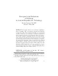 Robinson & Miller - Emergent Legal Definitions of Parentage in Assisted Reproductive Technology