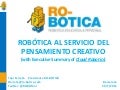 ROBÓTICA AL SERVICIO DEL PENSAMIENTO CREATIVO (with Executive Summary of Cloud Robotics) 
