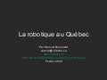 Robotique Quebec