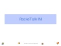Mobile UX: Specifications for Rocketalk Instant Messenger