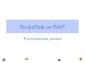 Mobile UX: Graphic mock-up for Rocketalk on the mobile web