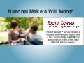 Rocket Lawyer Make a Will Month